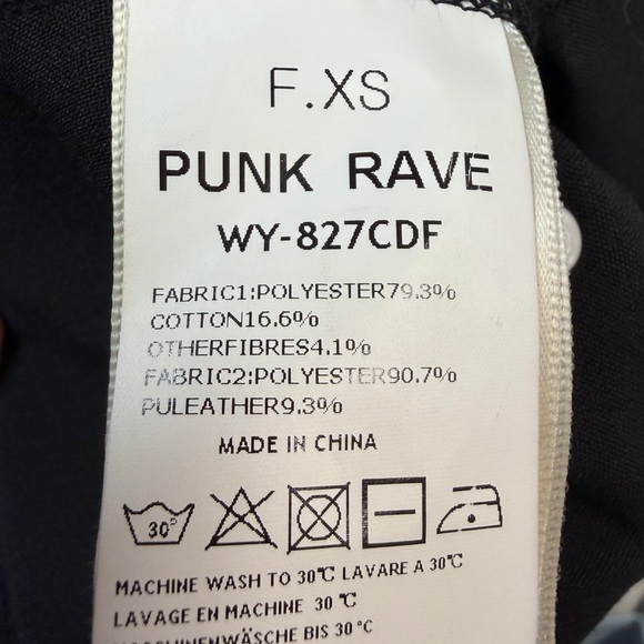 PUNK RAVE Gothic Short Sleeve Button-Up Top with Skull Accents - Picture 4 of 4